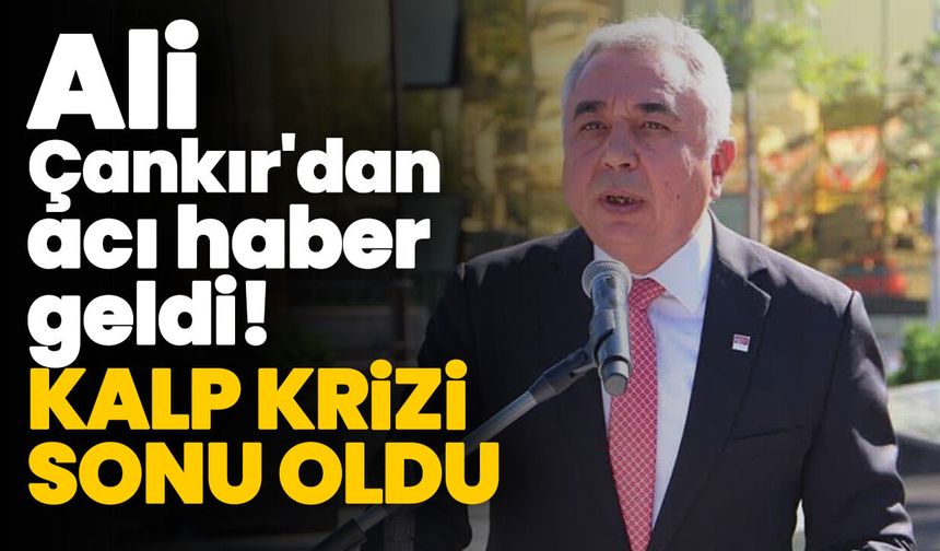 Aydınlı eski başkan Ali Çankır'dan acı haber!