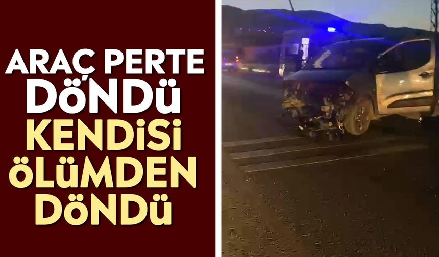 Bozdoğan'da bir kişi ölümden döndü!