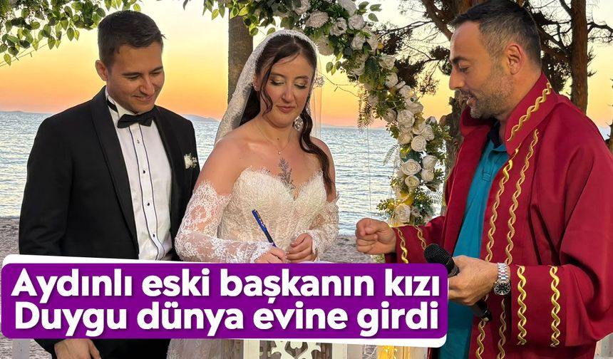 Didim’deki görkemli düğünle hayatlarını birleştirdiler