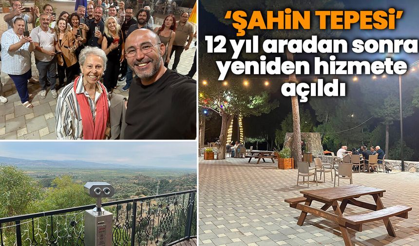 Başkan Zencirci Aydın basınıyla ‘Şahin Tepesi’nde buluştu