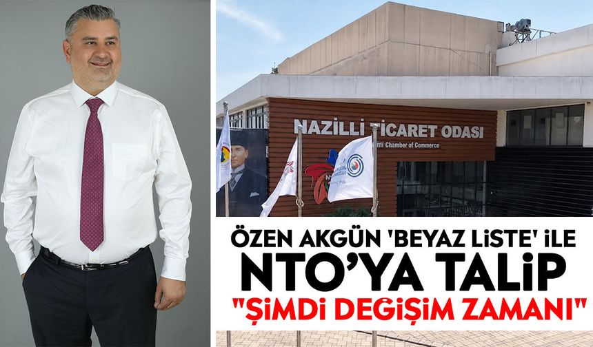 Özen Akgün 'Beyaz Liste' İle NTO’ya talip: "Şimdi değişim zamanı"